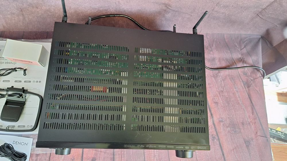 Mocny Denon z Wifi Bluetooth AVR-X3100, 180W  4K60P Spotify