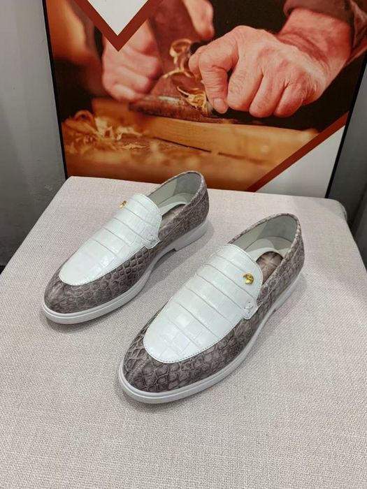 Лофери Stefano Ricci мужские из кожи крокодила