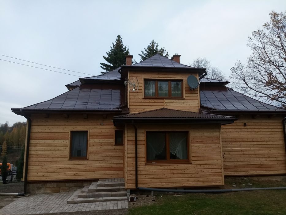 Malowanie dachów i elewacji