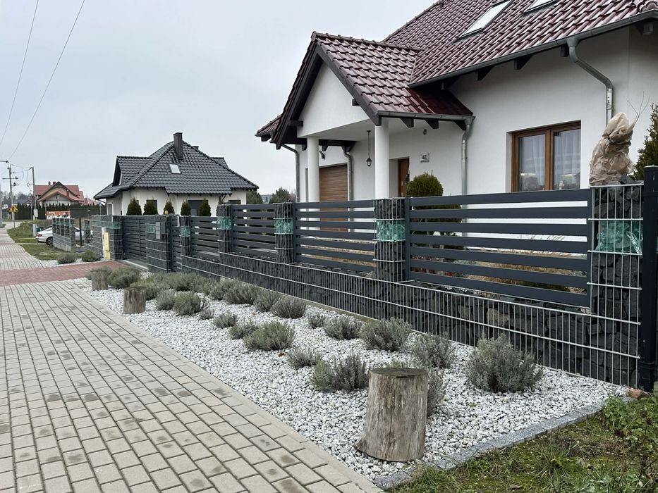 Ogrodzenia gabionowe panele gabiony