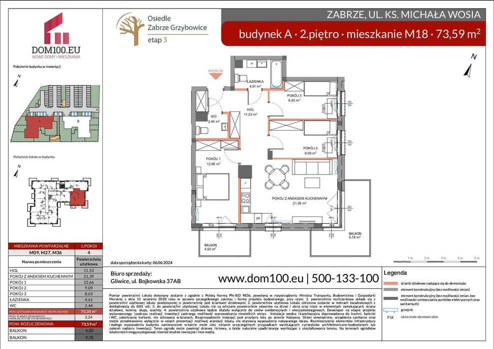 Mieszkanie – Zabrze - Widok 5