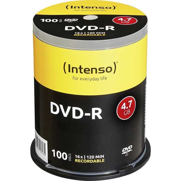 płyty  DVD-R Intenso 100 szt.