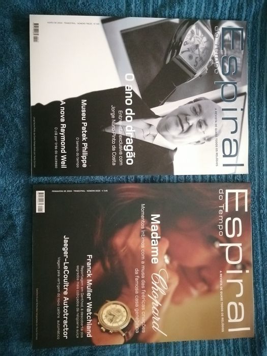 27 Revistas de relógios - Espiral do tempo