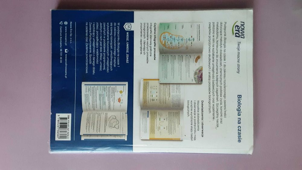Biologia na czasie klasa 1 nowa era zakres rozszerzony