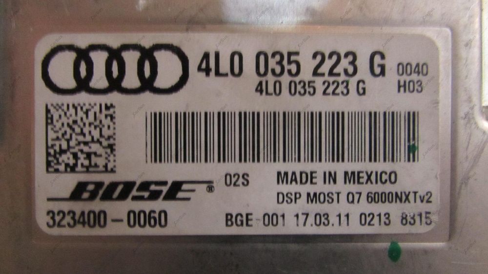Підсилювач акустики BOSE Audi Q7 4L Усилитель Ауди КУ7 4Л ситема