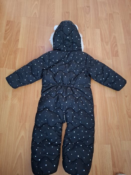 Зимовий комбінезон next некст чорний зимний комбинезон