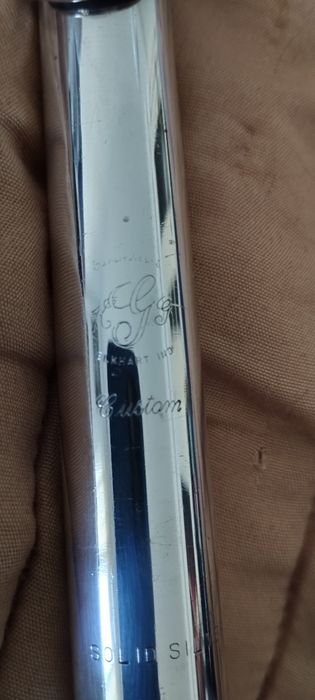 Flauta transversal Gemeinhardt  nível intermediário/  solid silver