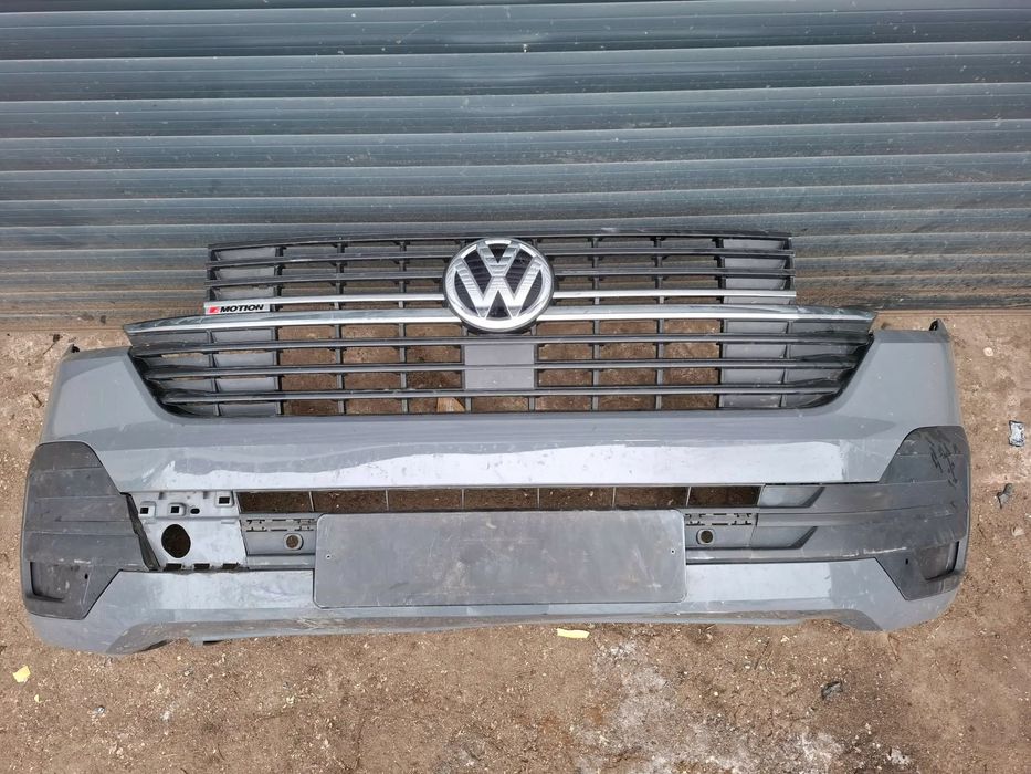 ZDERZAK PRZEDNI PRZÓD VW T6 LIFT T6.1 MULTIVAN GRILL ŁADNY