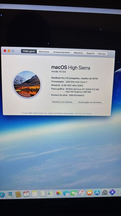 Macbook  pro 15polegadas