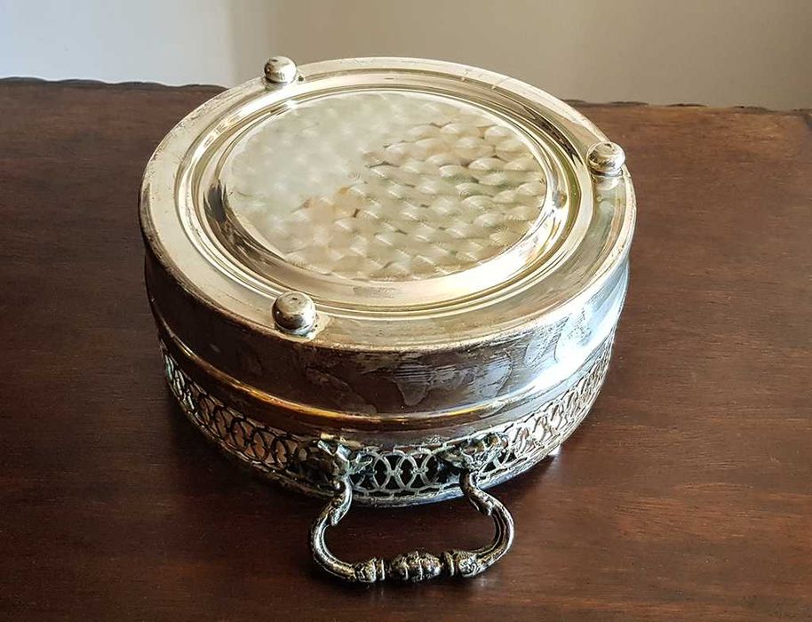 Taça de mesa com tacho de barro 20cm de diâmetro