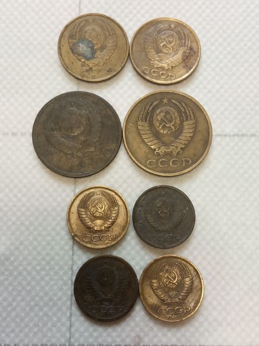 Продам. Монеты 1,2,3 коп.