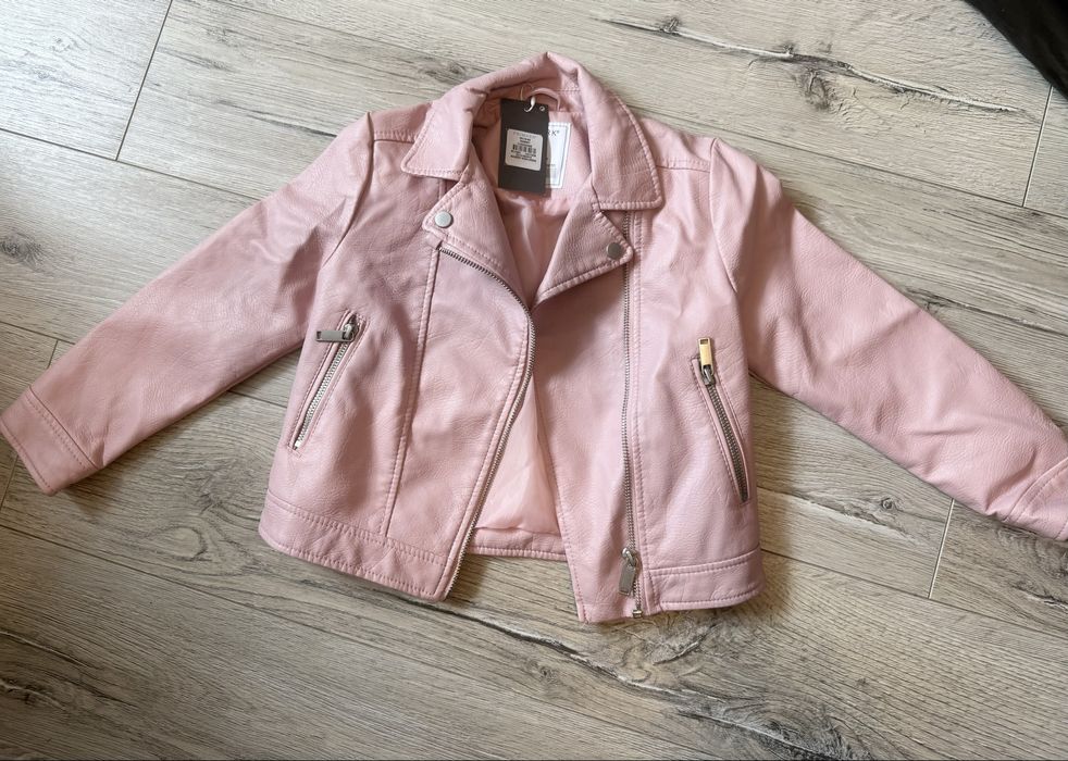 Nowa kurtka z metką pudrowy róż  primark 5-6 lat