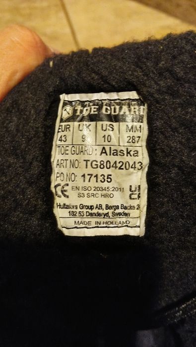 Buty Zimowe Toe Guard Alaska S3