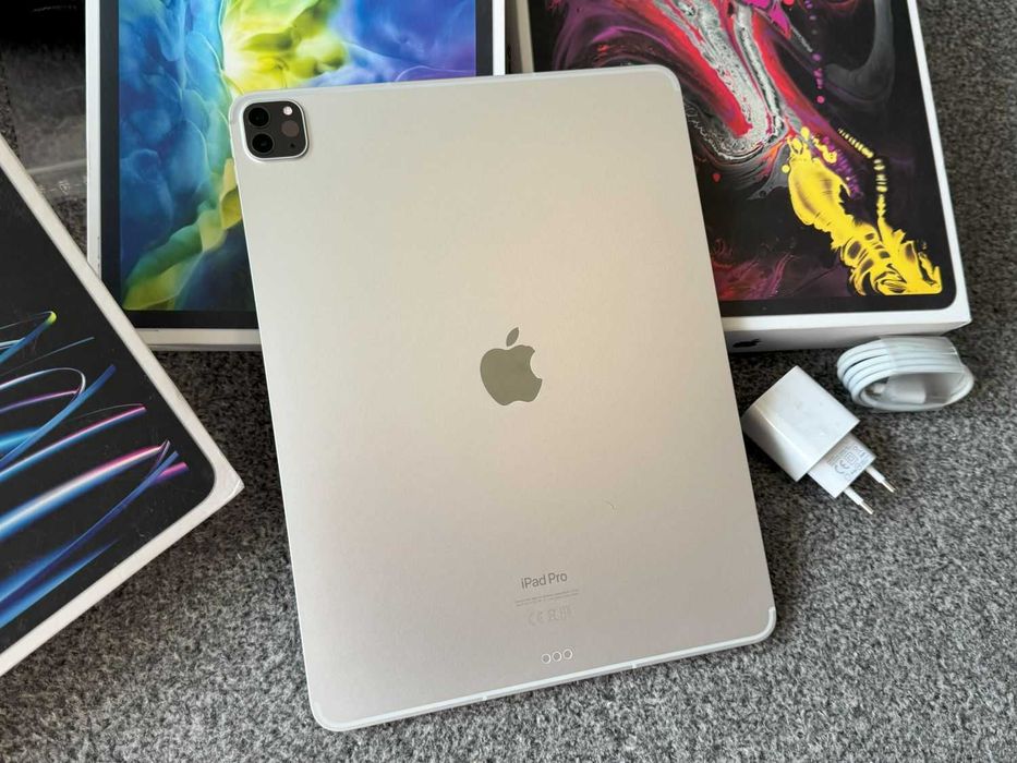 iPad Pro 12.9 13 6 GENERACJA M2 256GB Wifi SilverCellular 5G Bat99%