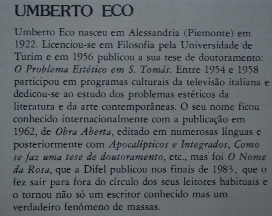 Diário Mínimo de Umberto Eco