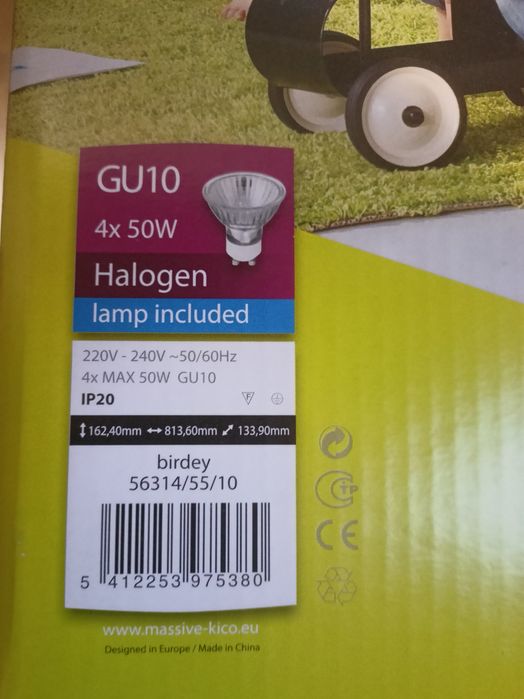 Żyrandol Spot Philips Massive Birdey 56314/55/10 + Ledy Philips 5W