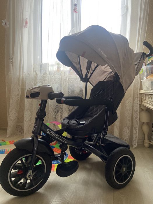 Детский трехколесный велосипед Tilly Cayman T-381/7 бежевого цвета