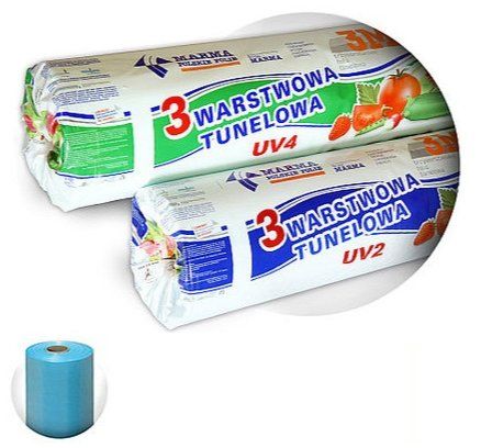 Folia tunelowa 6m UV3 szklarnia namiot SOLIDNA MARMA