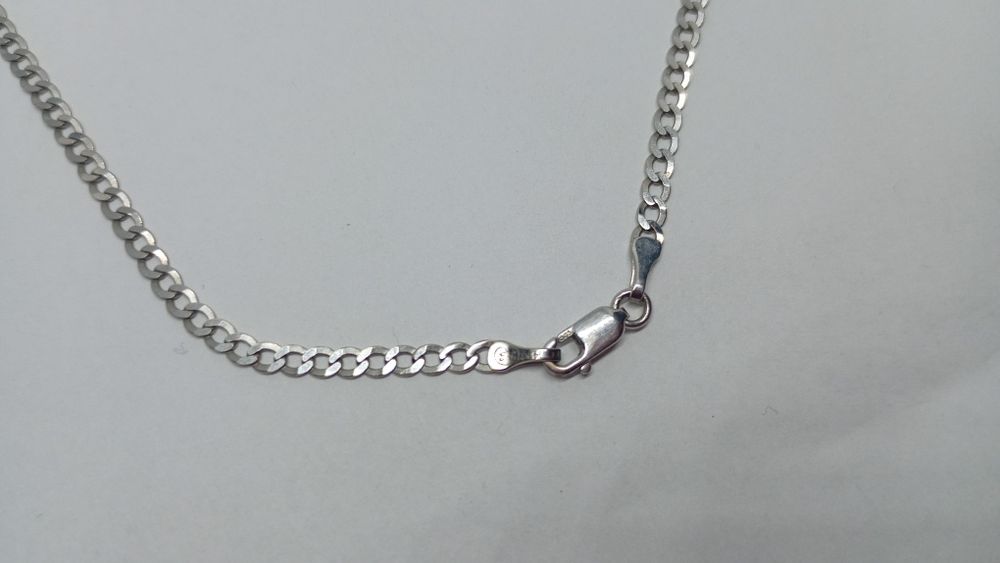 Złoty łańcuszek 14k 585 białe złoto 4.62g 46cm komis Madej Gorlice