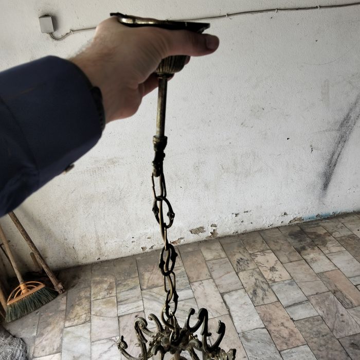 Candieiro antigo 2 peças