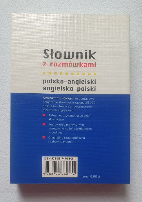 Słownik polsko-angielski, angielsko-polski z rozmówkami