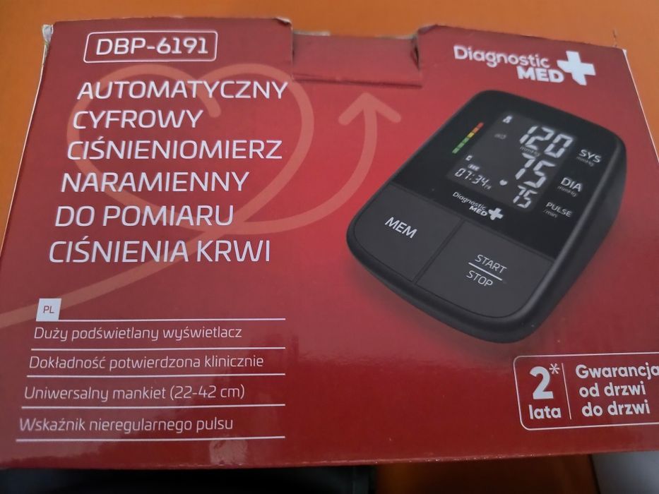 Ciśnieniomierz naramienny cyfrowy Diagnostic
