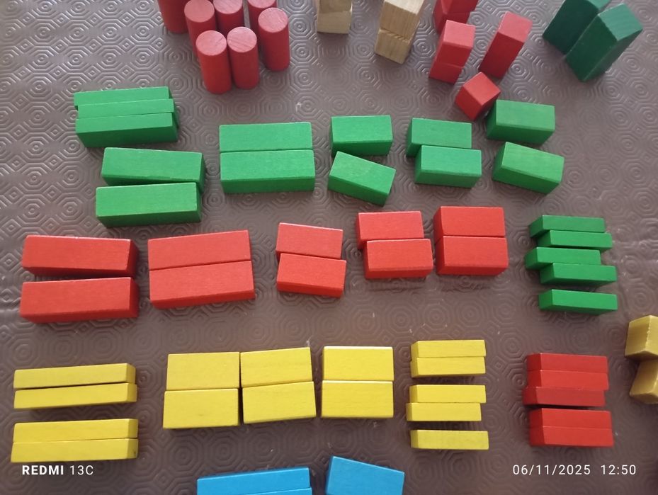 Blocos de madeira