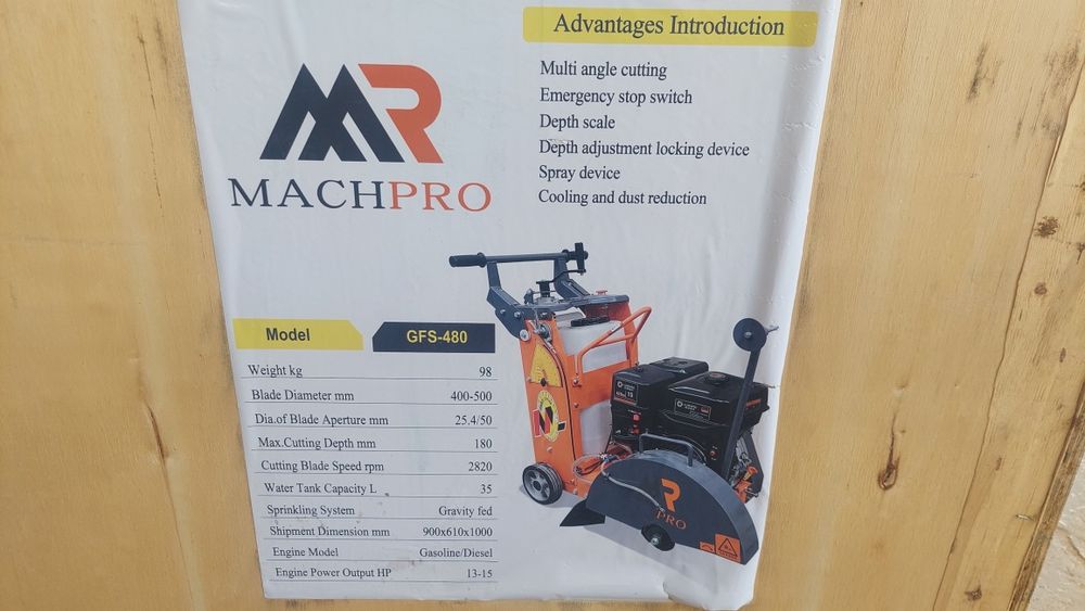 Cortadora de asfalto