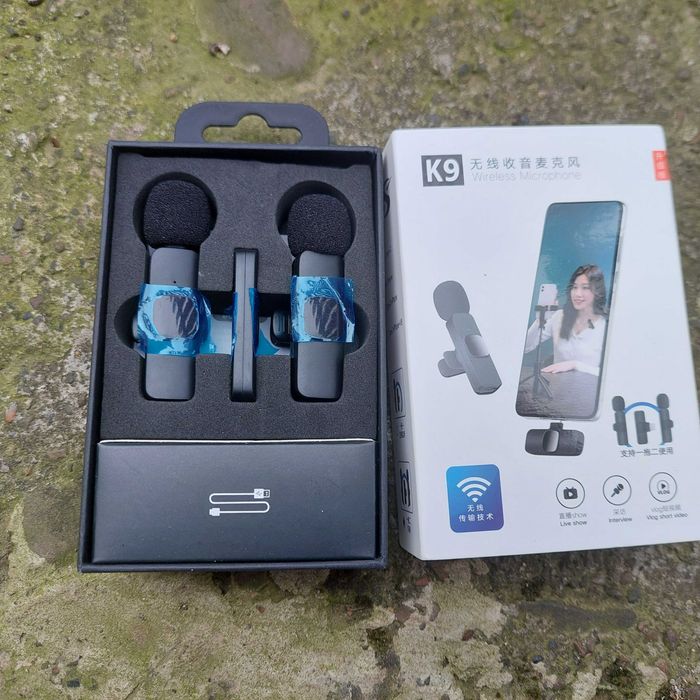 Микрофон петличка, крутой комплект мікрофон и адаптеры GAMINJA (оригинал) 2-в-1