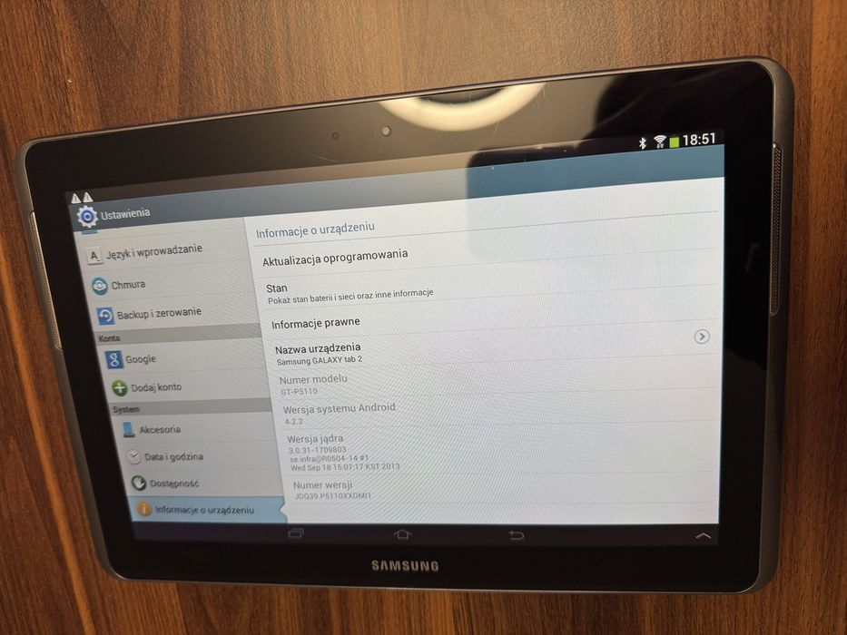 Tablet SAMSUNG GALAXY Tab2 10.1”