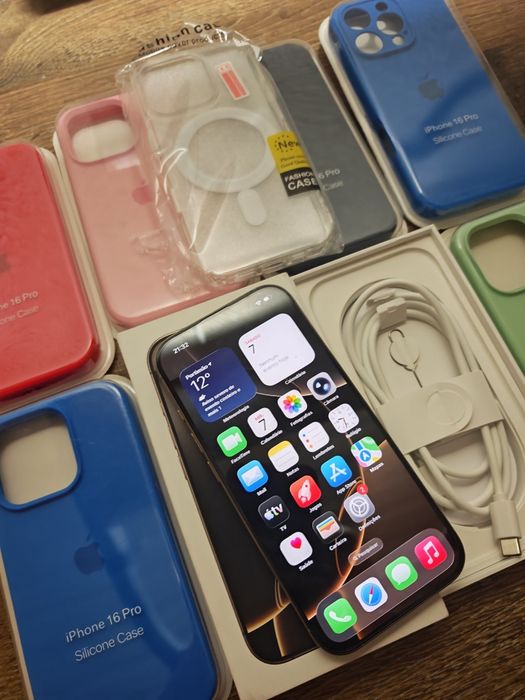iPhone 16 Pro  6.3" 128GB Natural Titanium Aceito Retomas