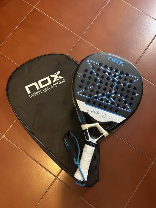 Raquete de padel nox TL10 Quantum 12k by Tino libaak