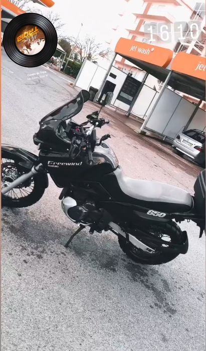 XF650 Freewind ( motor DR650 num modelo trail )