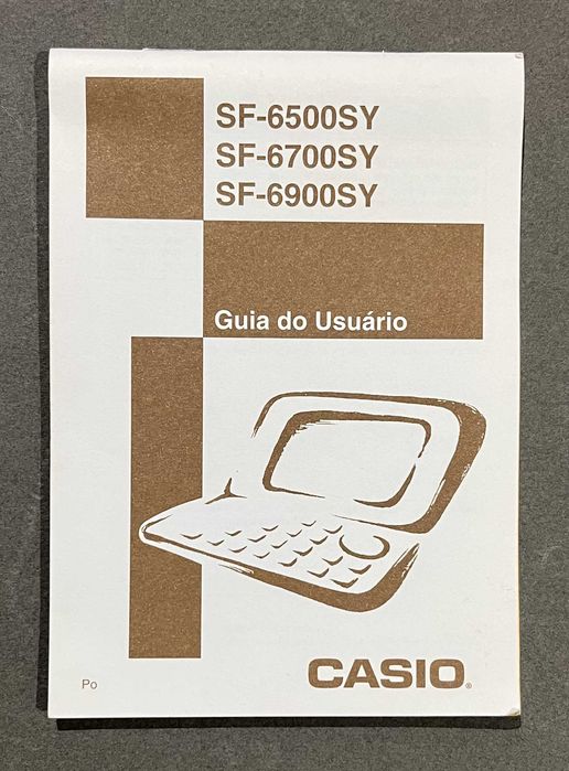 Manual Casio SF-6500SY SF-6700SY SF-6900SY