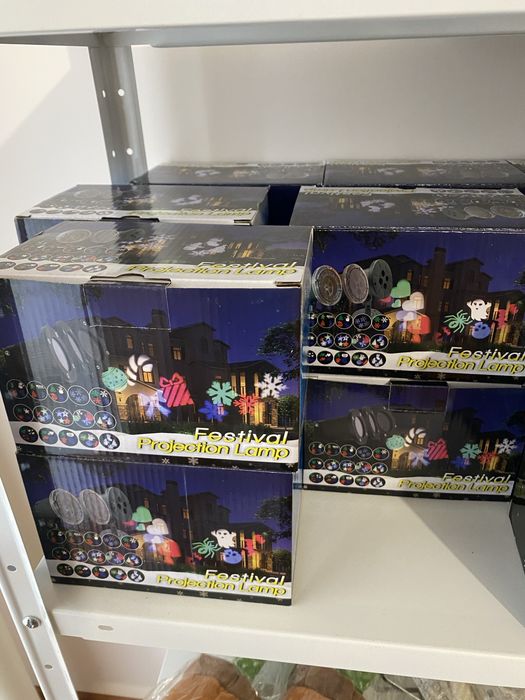 Проектор новорічний