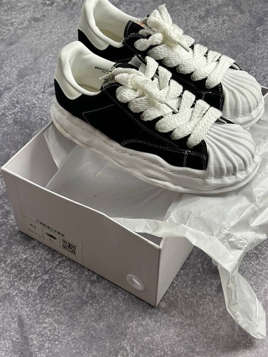 MMY Blakey Maison Mihara Yasuhiro кеди кеды черные белые кросcовки 38