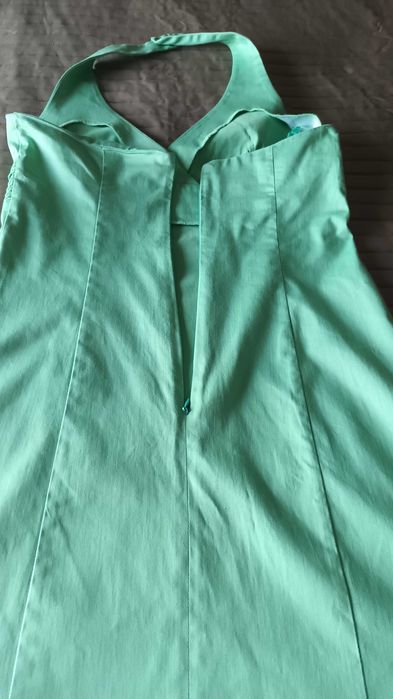 Vestido em verde da Blanco