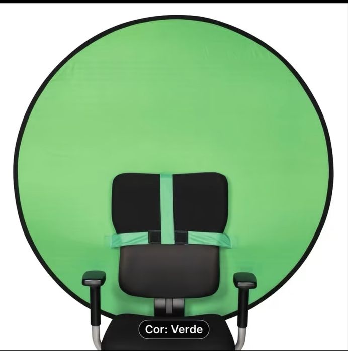 Fundo  verde redondo