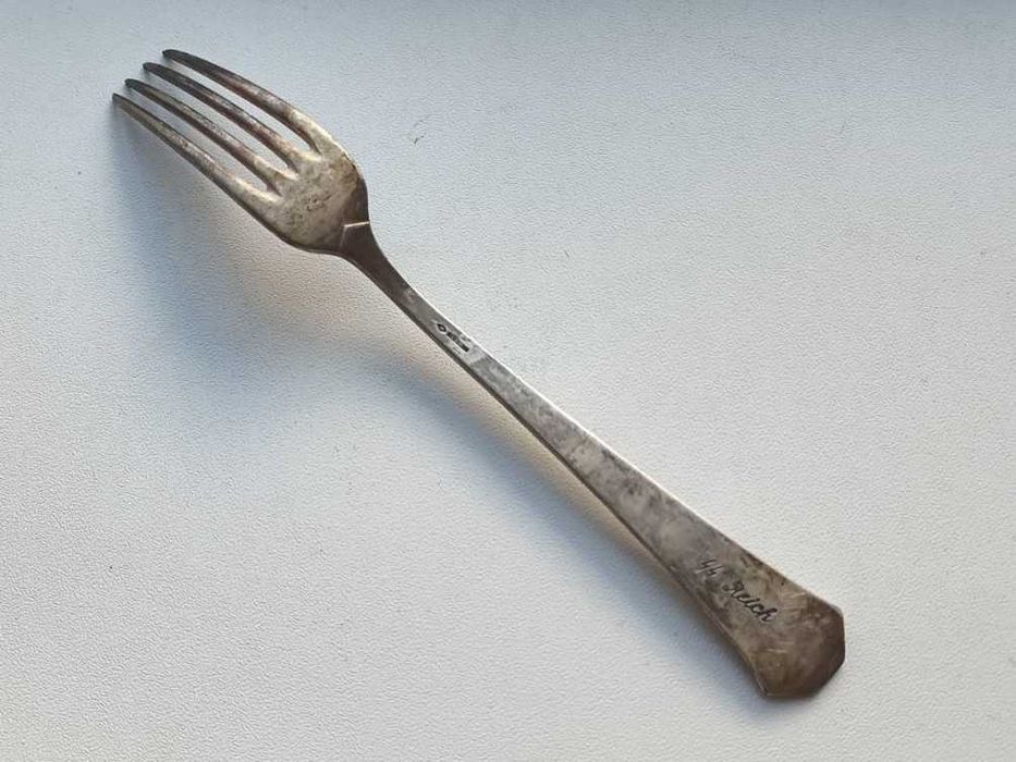 Вилка столовая немецкая клеймо ss - reich германия рейх вермахт
