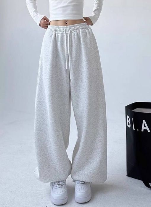 Жіночи штани джогери і прямі на фіксаторах на флісі