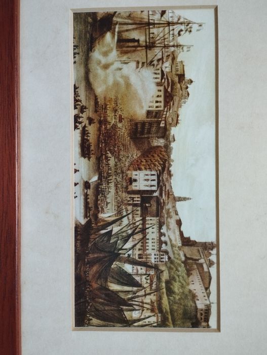 Quadro com cenas históricas do Porto