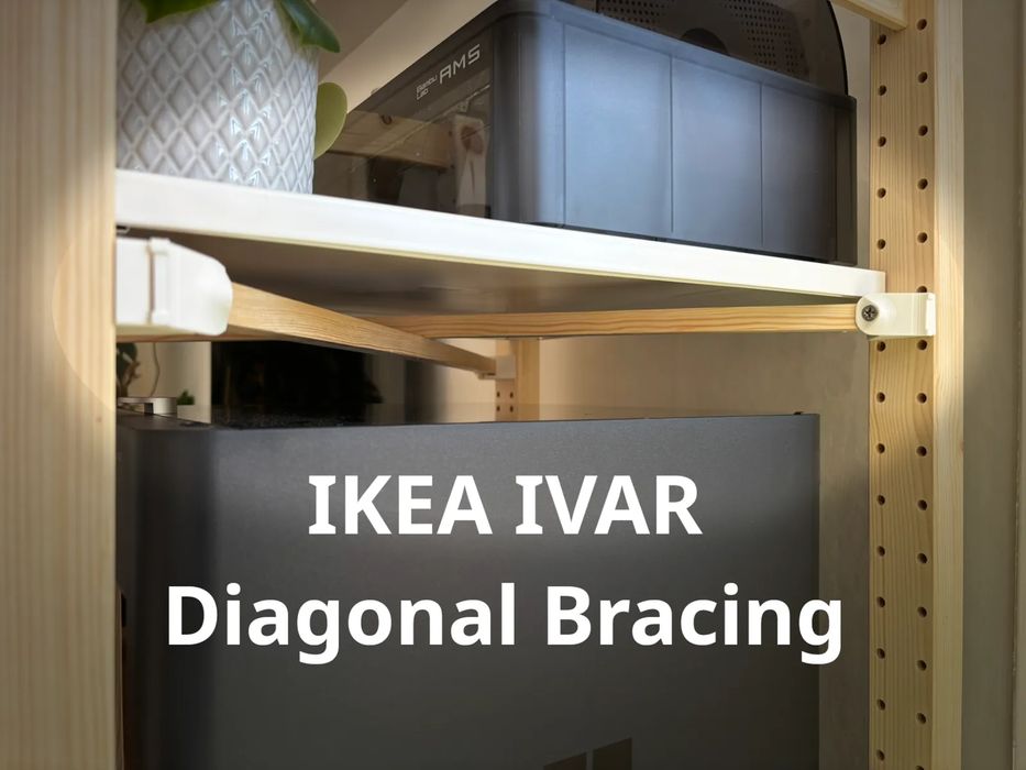 Reforço Estabilizador IKEA IVAR para impressora 3D