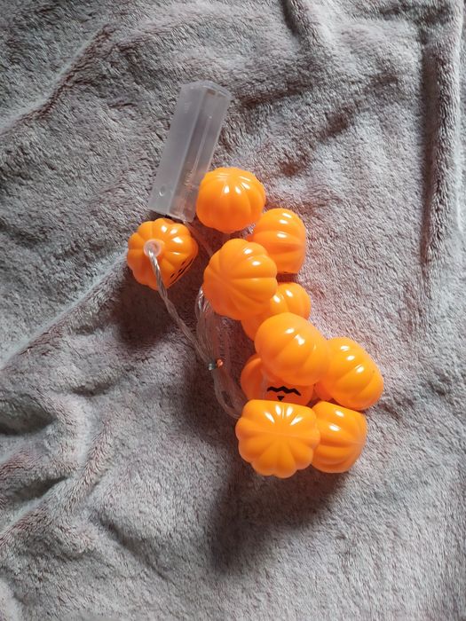 Nowe Lampki halloween dynie na baterie