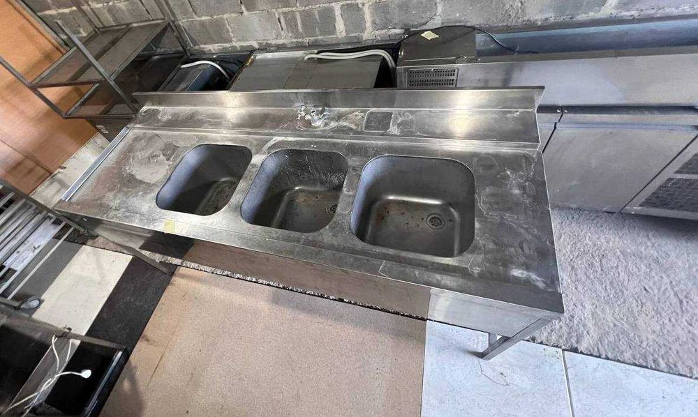 Мойка 3 секції мийка бу нержавейка
