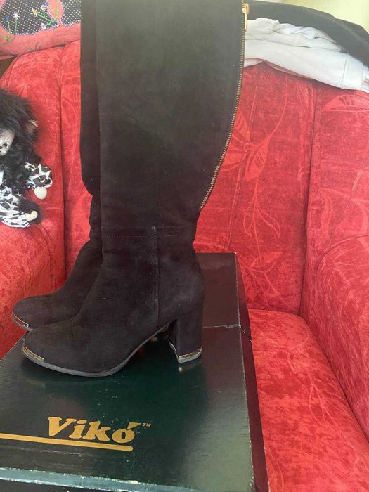 замшевые сапоги Viko