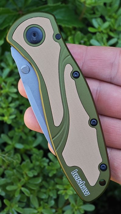 Kershaw Blur Exclusive Desert Warrior MagnaCut KS1670OT преміум матеріали ,топ матеріали на ножовому ринку , преміум сталь Magna Cut, алю руків'я g10