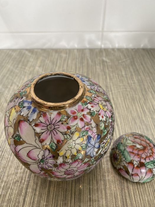 Jarro de pocelana chines fabrica em macau