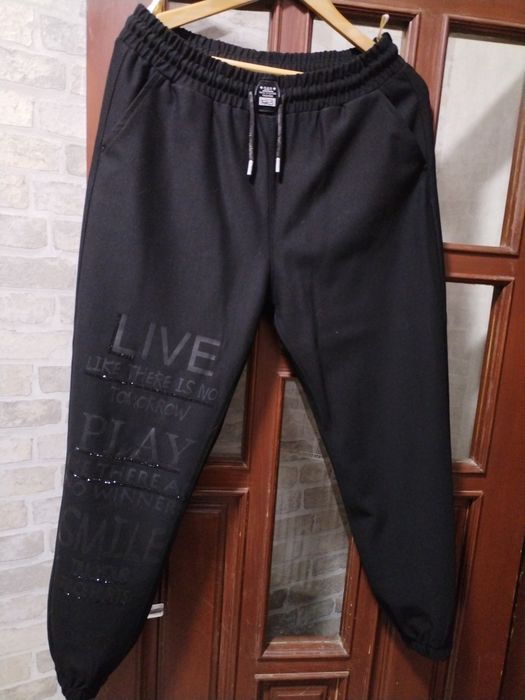Штани спорт Black cotton