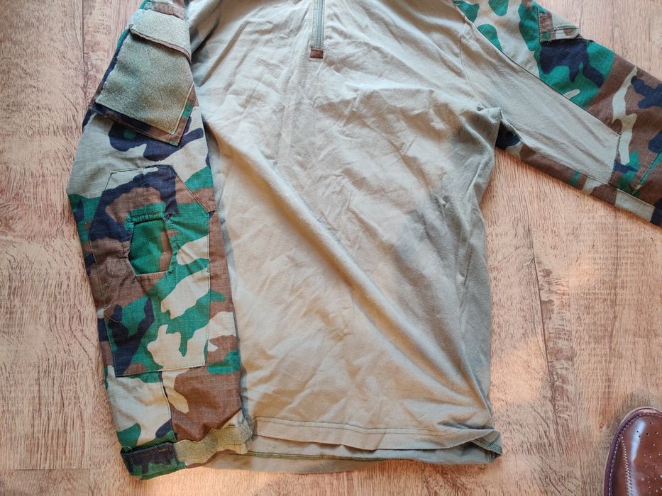 Combat Shirt Woodland gratis