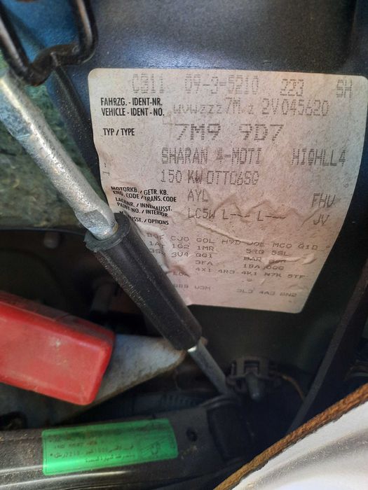 Skrzynia biegów FHU vw sharan galaxy alhambra